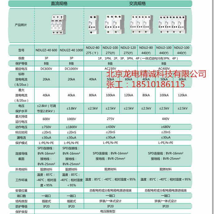 良信NDU2电涌保护器